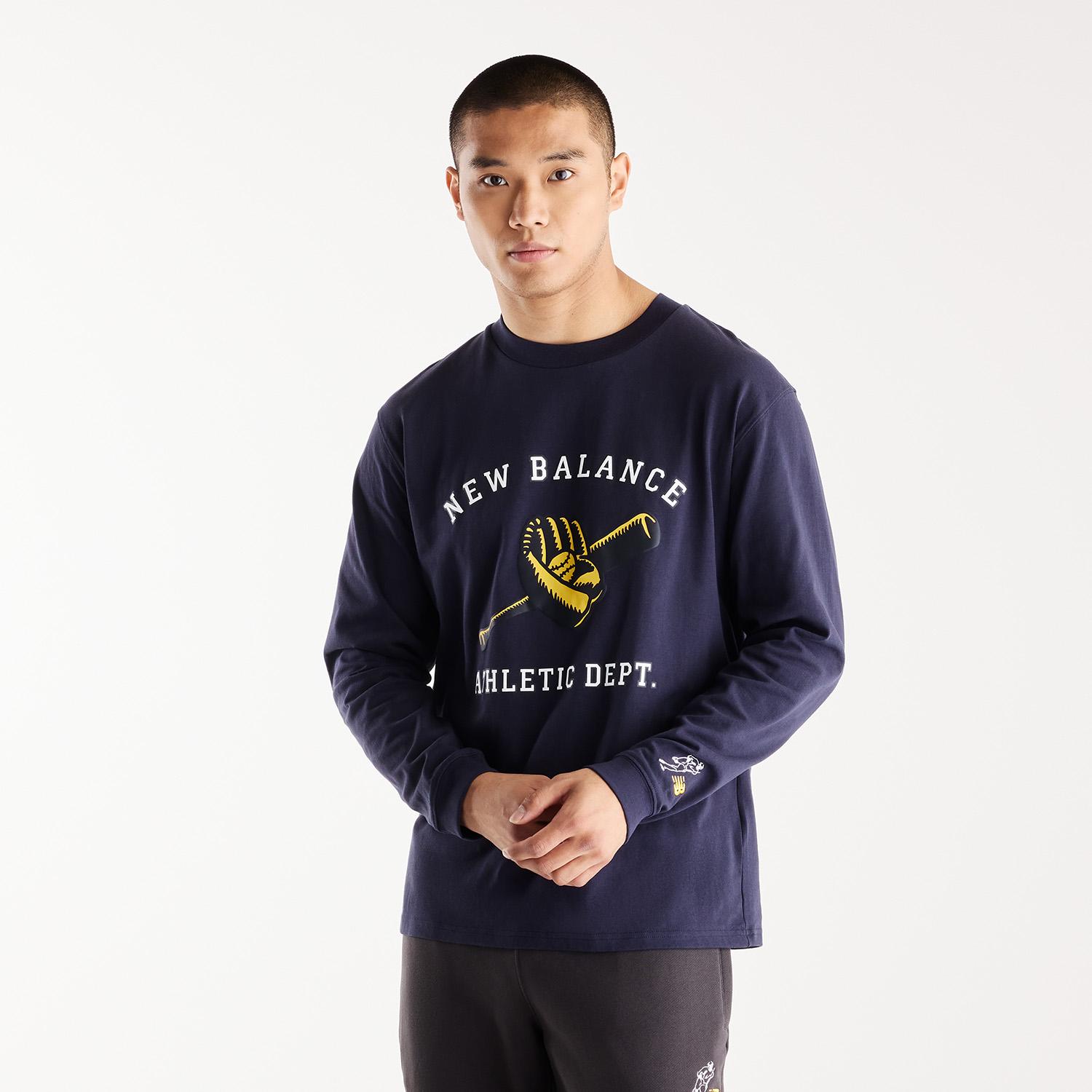 New Balance】 ニューバランス M O.HシグネチャーロングスリーブT