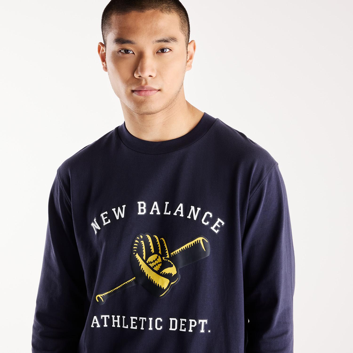 New Balance】 ニューバランス M O.HシグネチャーロングスリーブT