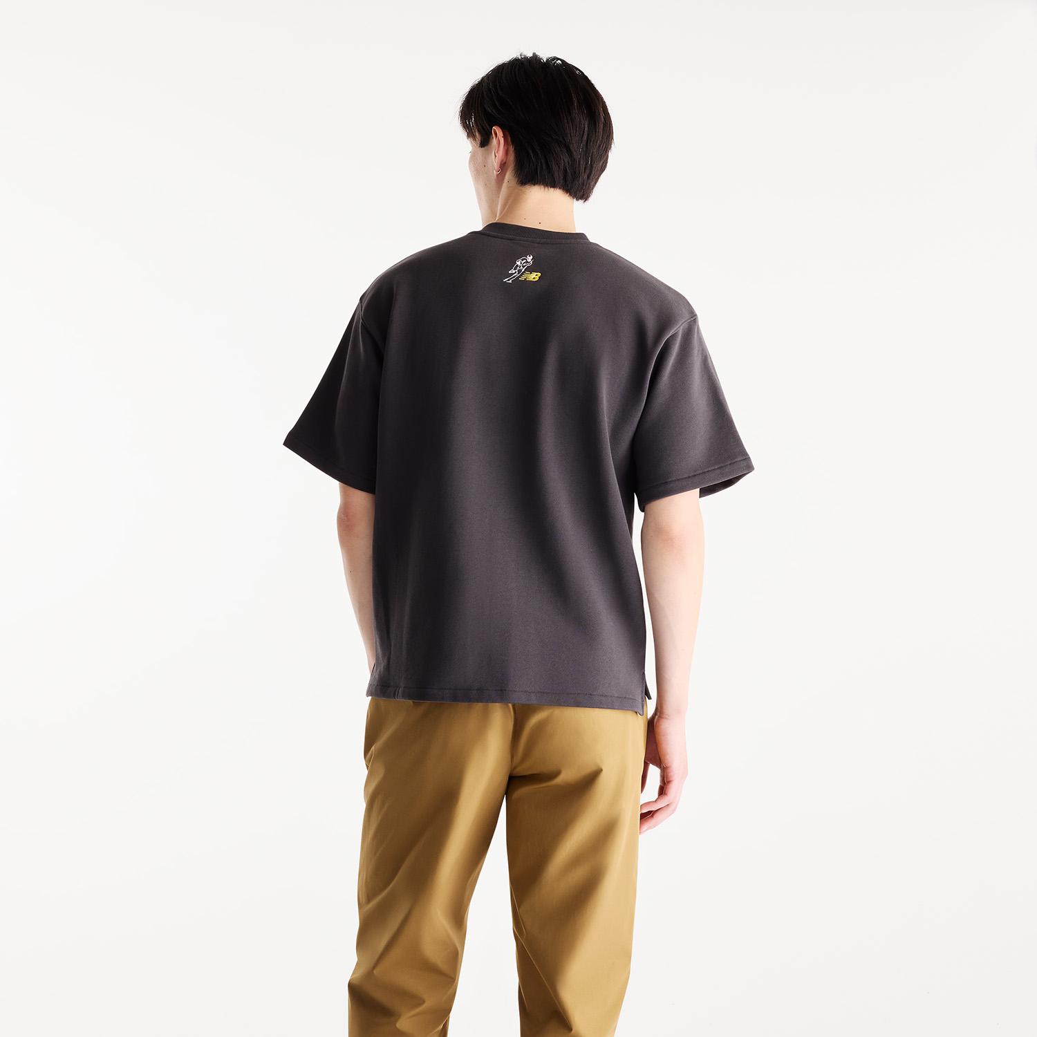 New Balance】 ニューバランス M O.HシグネチャーヘンリーネックT