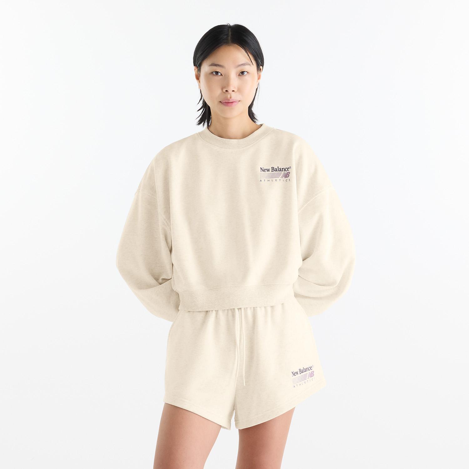 New Balance】 ニューバランス W Trackside スウェットクルー