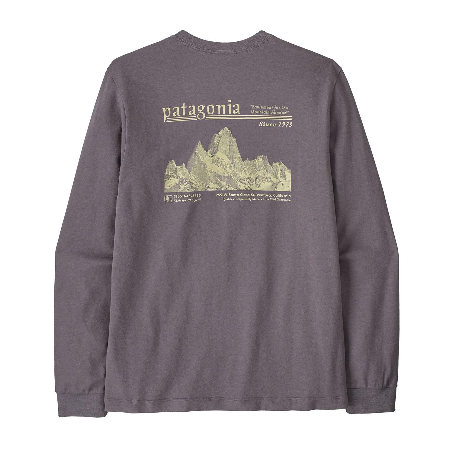 patagonia PATAGONIA M's L/S Midweight Hut Tripper Skyline T patagonia PATAGONIA M's L/S Midweight Hut Tripper Skyline T