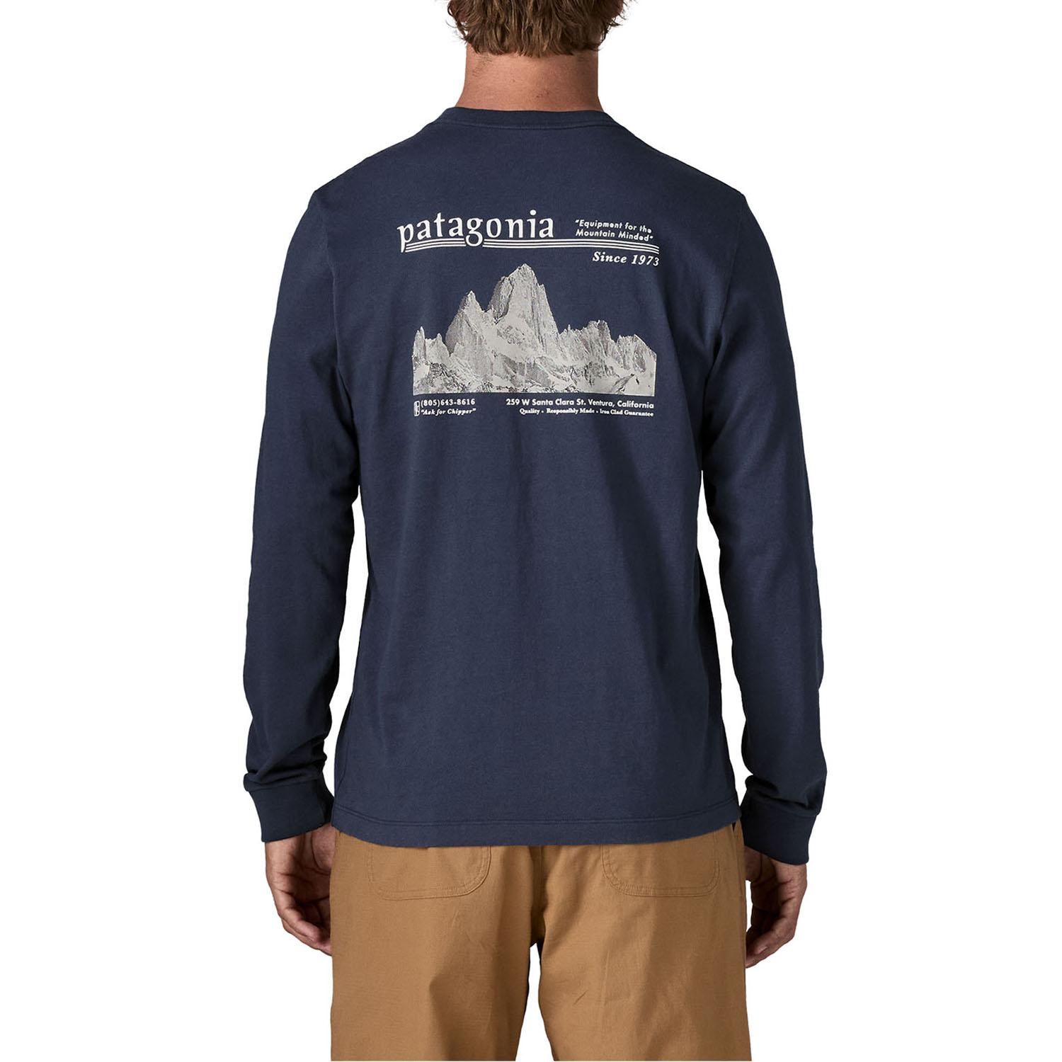 patagonia PATAGONIA M's L/S Midweight Hut Tripper Skyline T patagonia PATAGONIA M's L/S Midweight Hut Tripper Skyline T