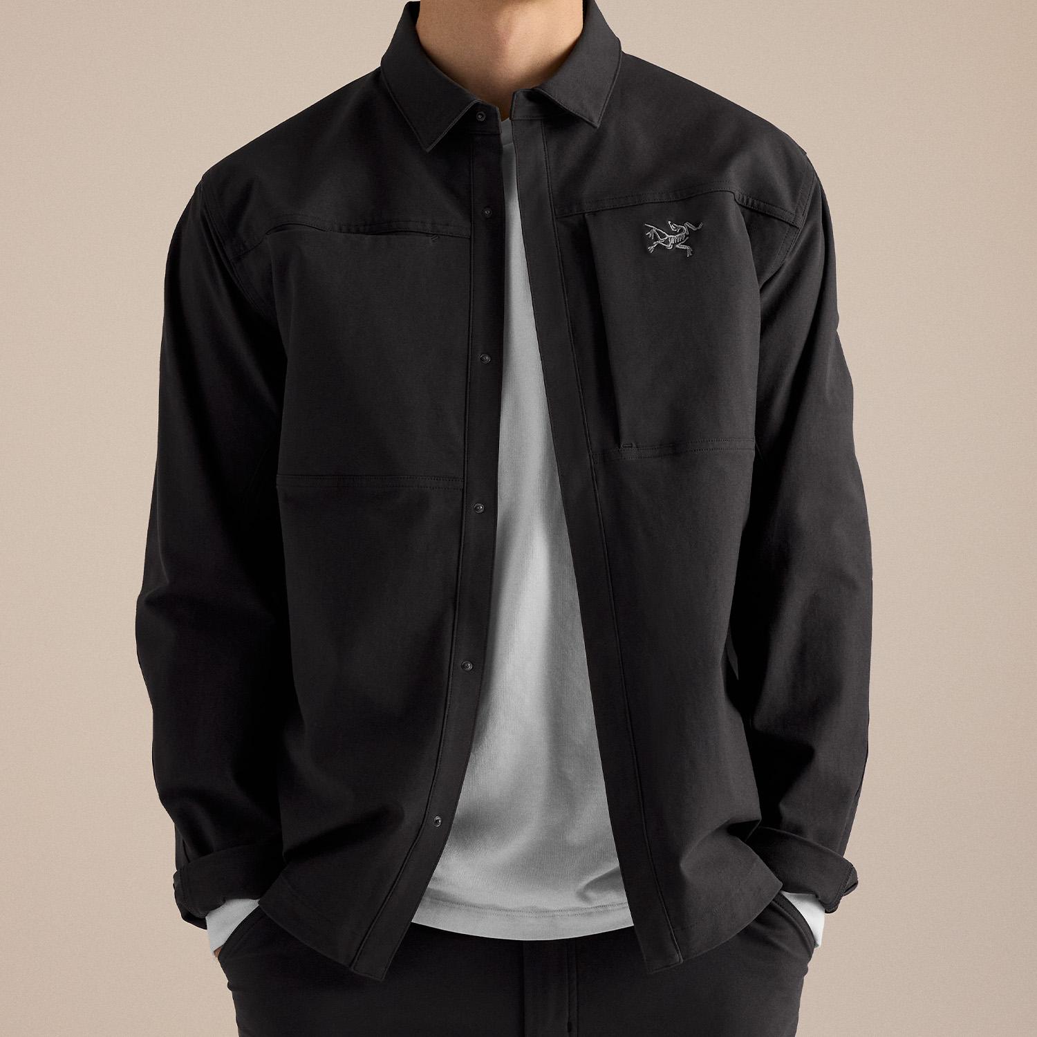 美品✨ARC’TERYX クロニンコットンオーバーシャツ ブラック ARC'TERYX ARC'TERYX Cronin Cotton Overshirt M｜OSHMAN'S ONLINE