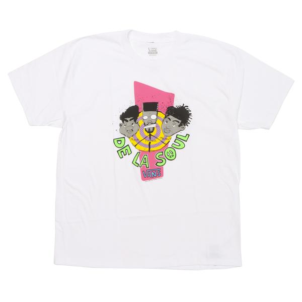 VANS デ・ラ・ソウル プラグズ SS Tシャツ ホワイト M
