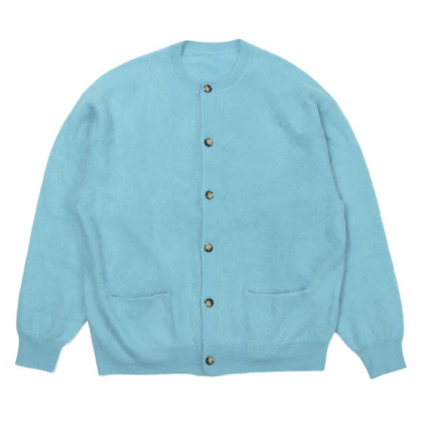 BILLYS カシミア ニット カーディガン ブルー M