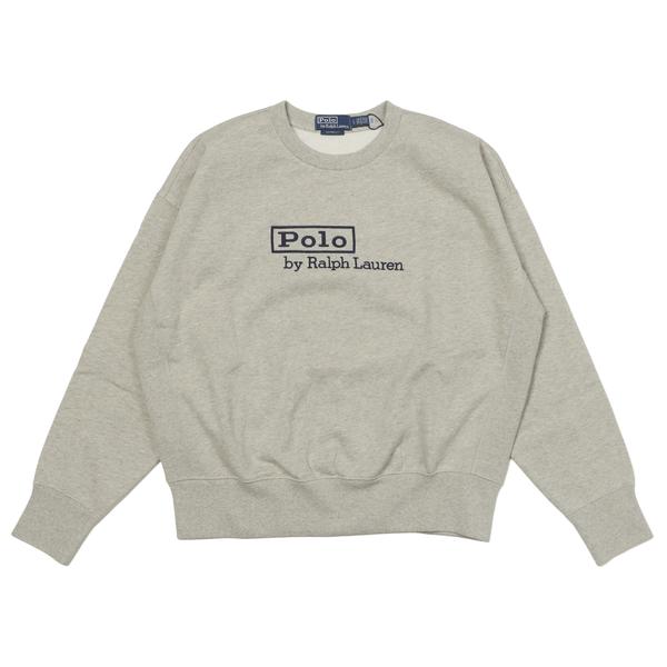 POLO RALPH LAUREN ヴィンテージフィット グラフィック クルーネック スウェット グレー M