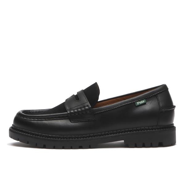 POLO RALPH LAUREN ジェット ペニーローファー ブラック 26cm
