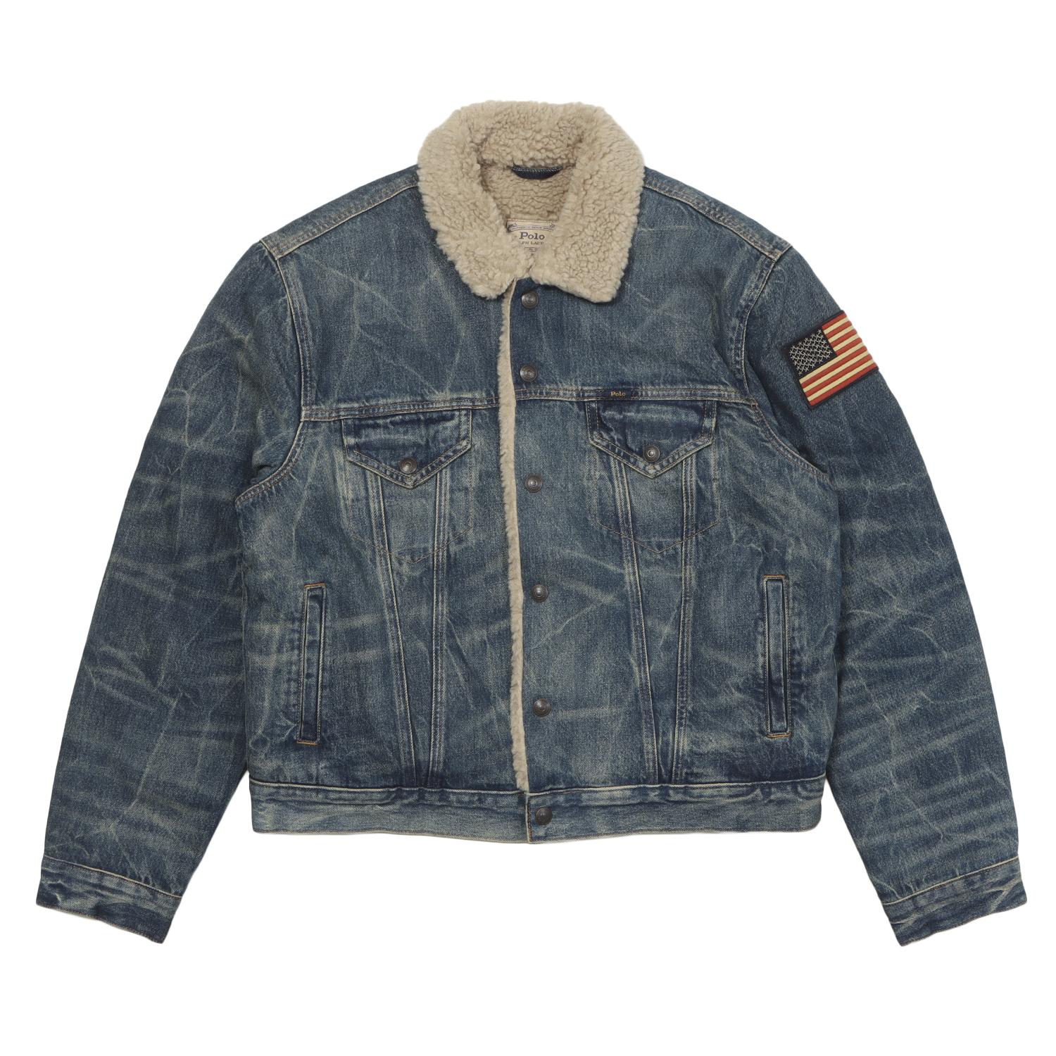  POLO RALPH LAUREN HI PILE DENIM TRUCKER JACKET画像1