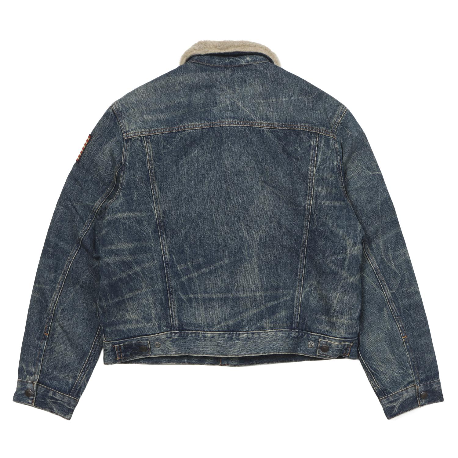  POLO RALPH LAUREN HI PILE DENIM TRUCKER JACKET画像3