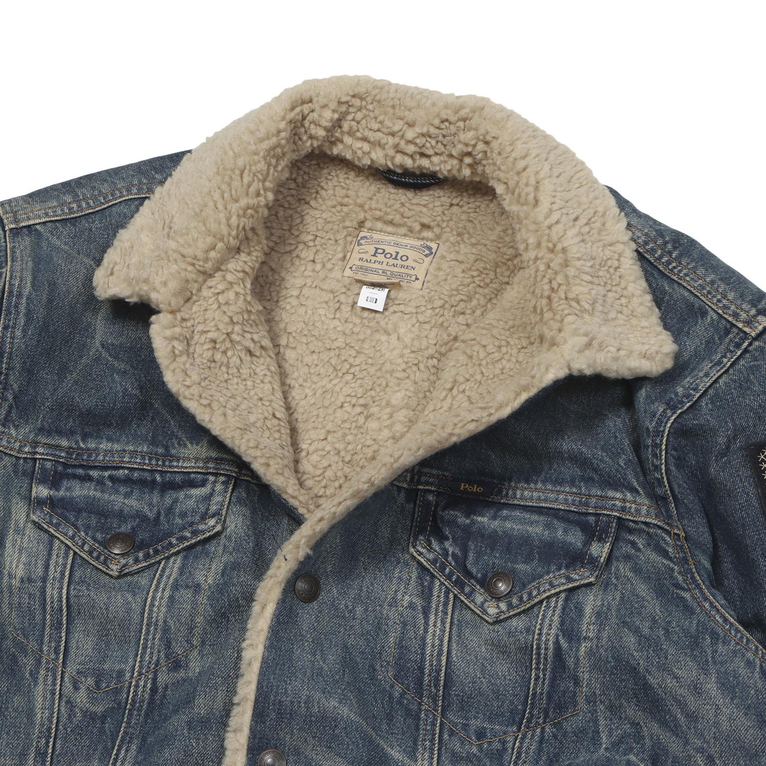  POLO RALPH LAUREN HI PILE DENIM TRUCKER JACKET画像2