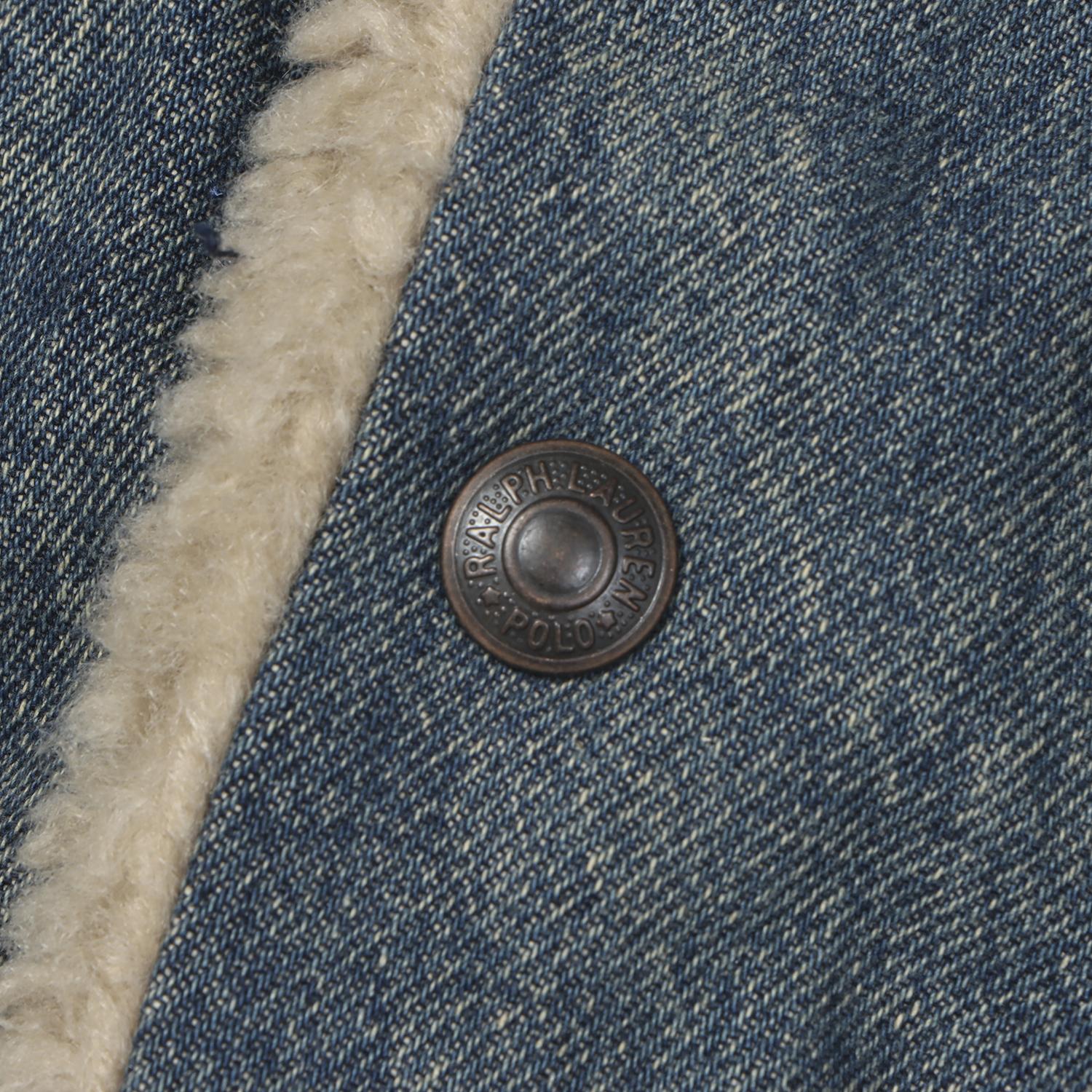  POLO RALPH LAUREN HI PILE DENIM TRUCKER JACKET画像6