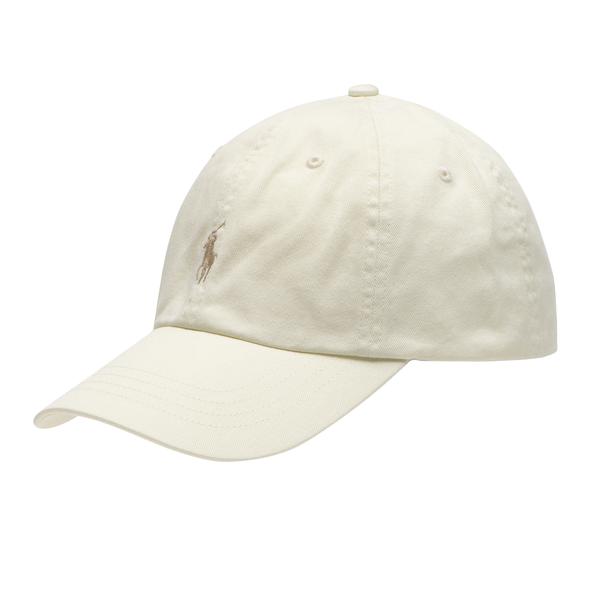 POLO RALPH LAUREN コットンチノ クラシック スポーツ キャップ ホワイト FREE