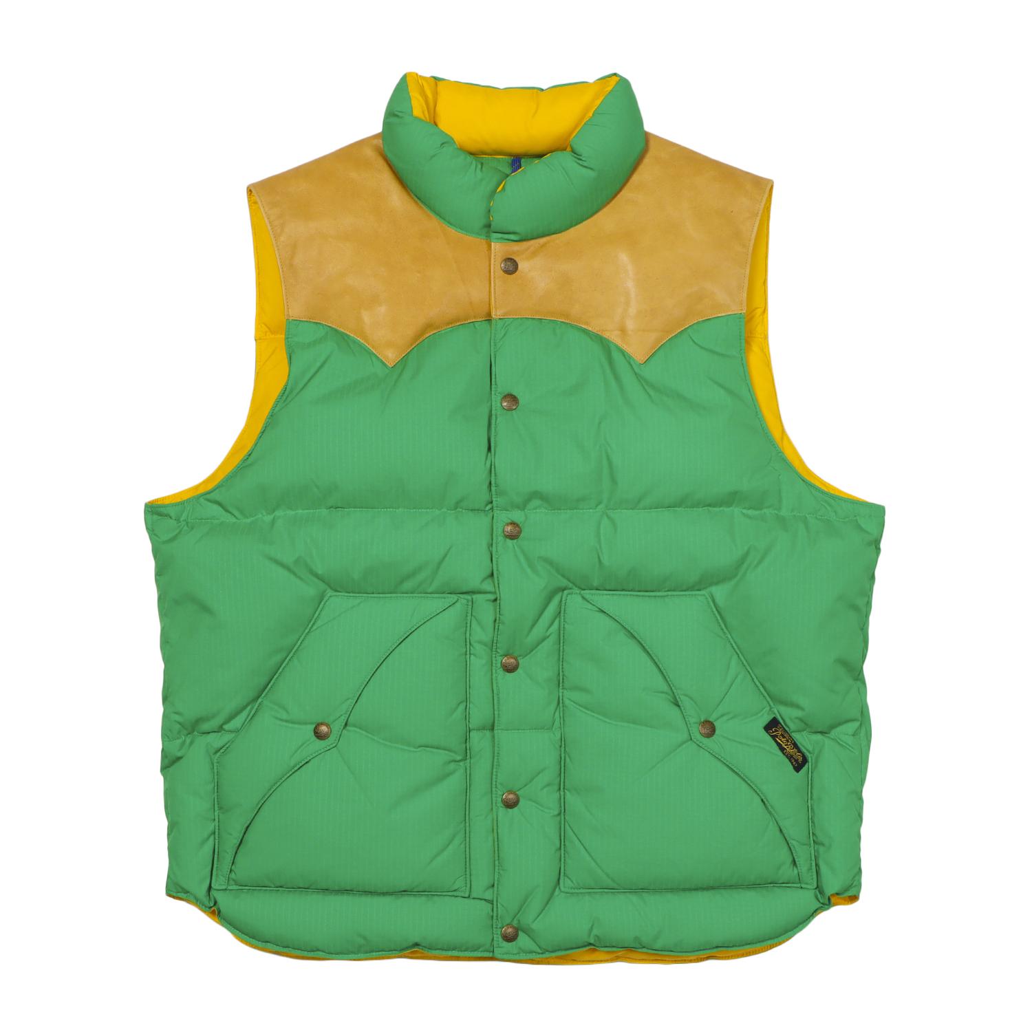 POLO RALPH LAUREN LEATHER YORK DOWN VEST画像1