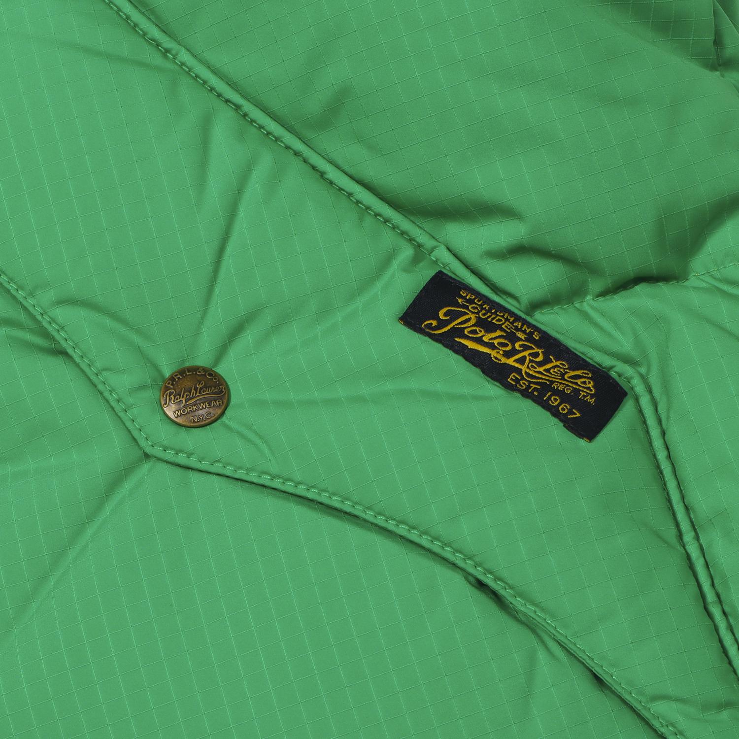  POLO RALPH LAUREN LEATHER YORK DOWN VEST画像6