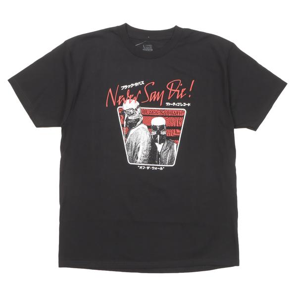 VANS ブラック・サバス ネヴァー・セイ・ダイ SS Tシャツ ブラック M