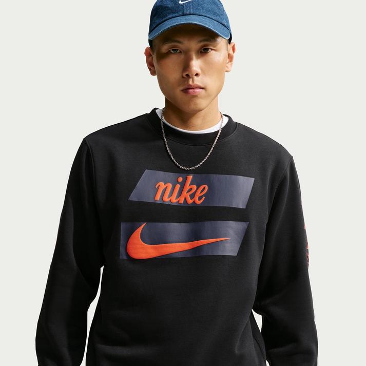 NIKE �X�E�F�b�g �N���[ 010BLACK/SFTY O