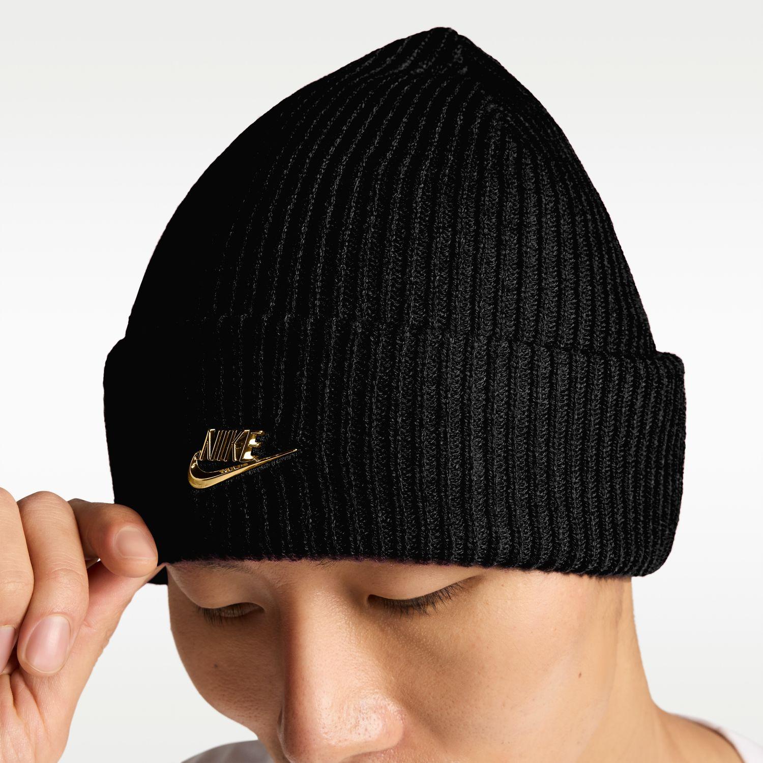 NIKE】 ナイキ U PEAK BEANIE TC MTFUT ビーニー IQ1439 011BLACK/M