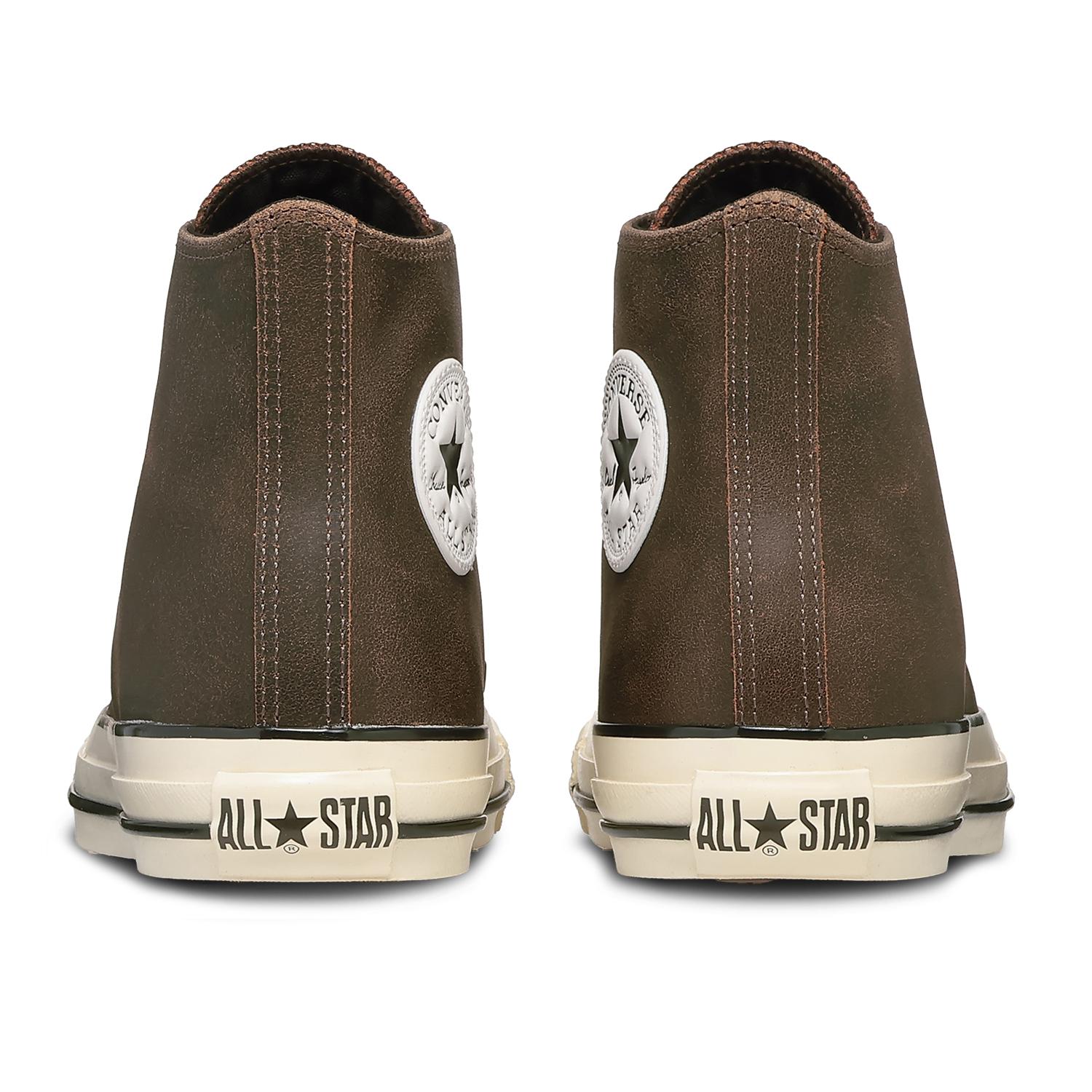  CONVERSE ALL STAR AGED CRACKED LEATHER HI画像4