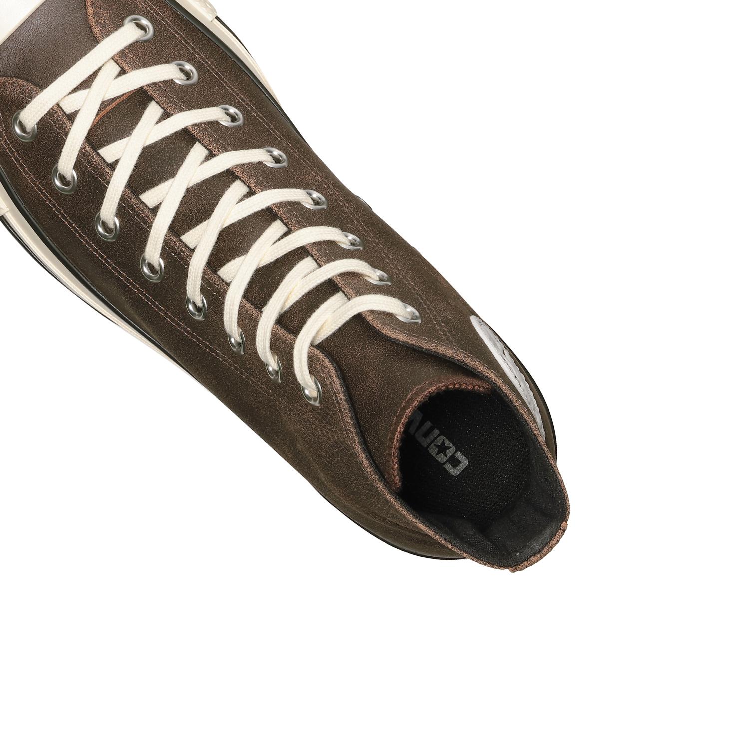  CONVERSE ALL STAR AGED CRACKED LEATHER HI画像7