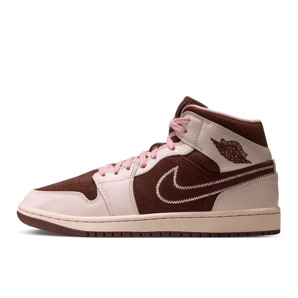 JORDAN BRAND ウィメンズ エア ジョーダン 1 MID SE ブラウン 22.5cm