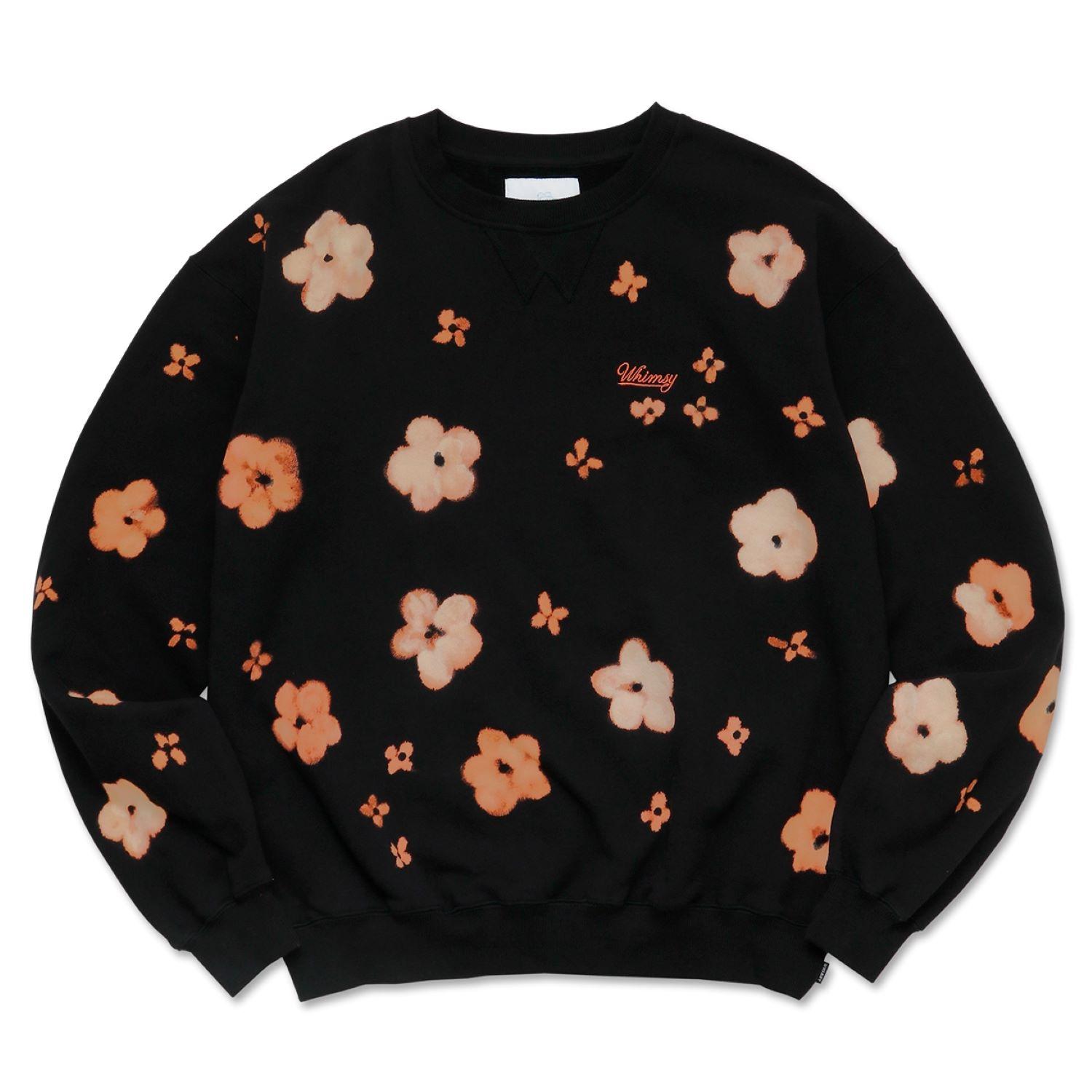  WHIMSY FLOWER TIE-DYE CREWNECK画像1