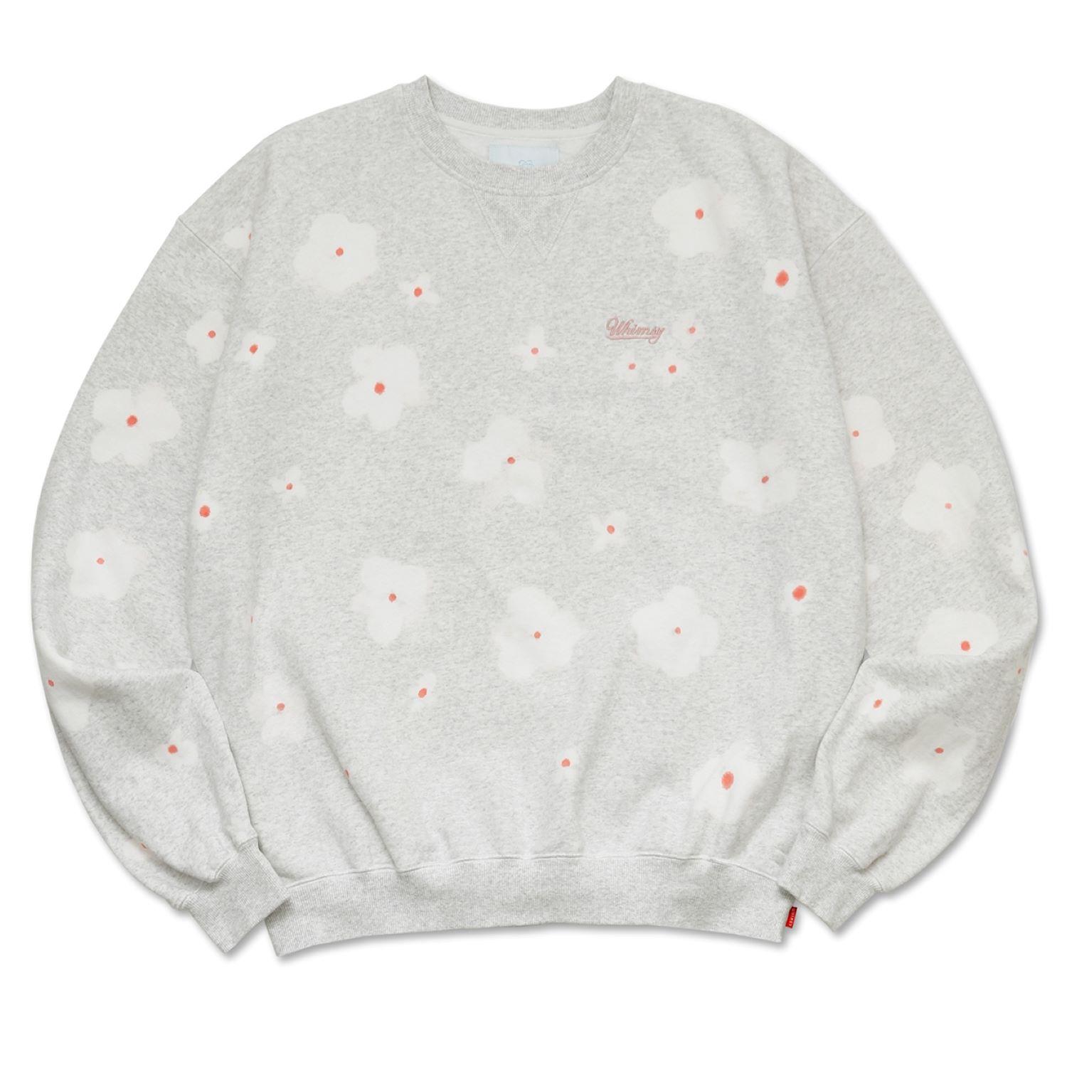  WHIMSY FLOWER TIE-DYE CREWNECK画像1