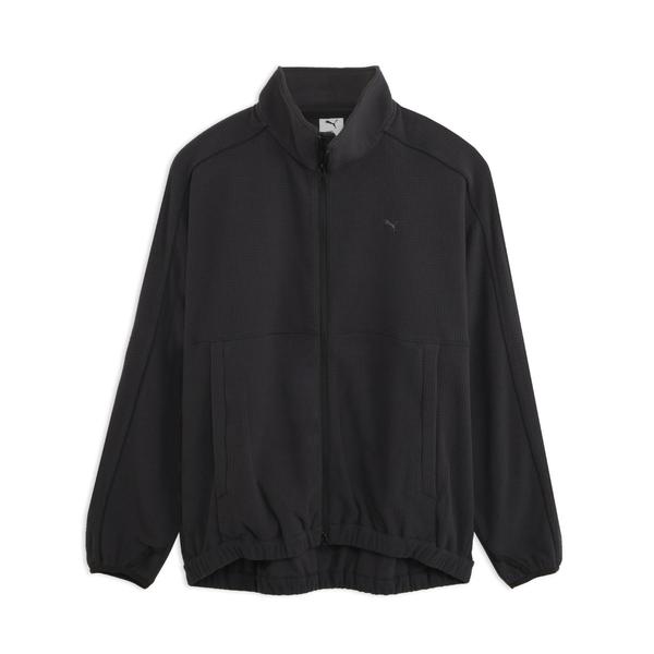 PUMA フリース ジップアップ ジャケット ブラック M