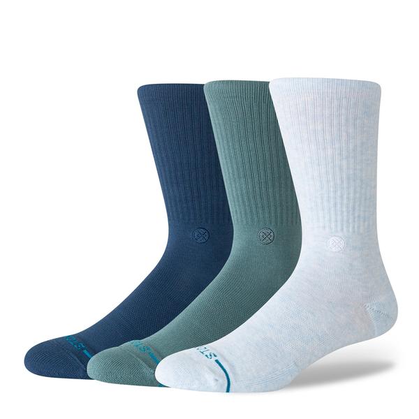 STANCE SOCKS アイコン 3パック マルチカラー L