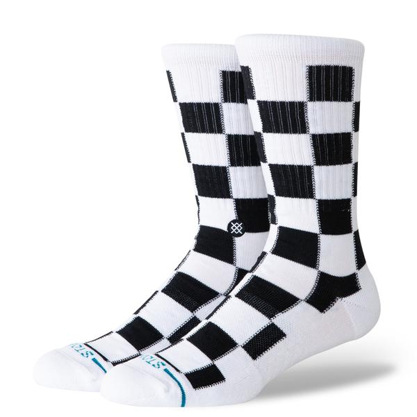STANCE SOCKS ダンス フロア クルー ホワイト L