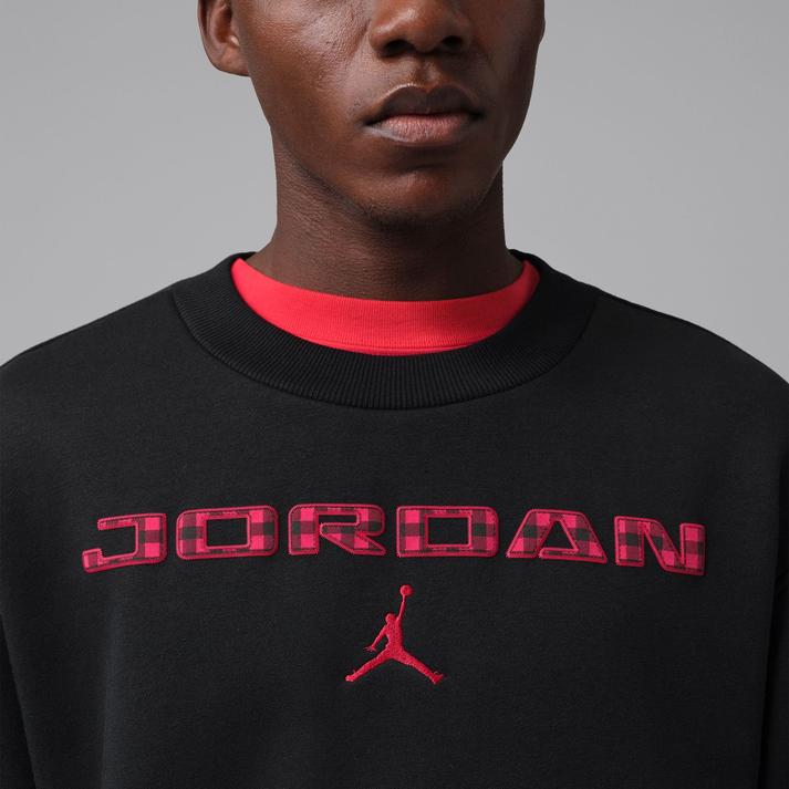 JORDAN BRAND �X�E�F�b�g �N���[ 010BLACK/GYMRED