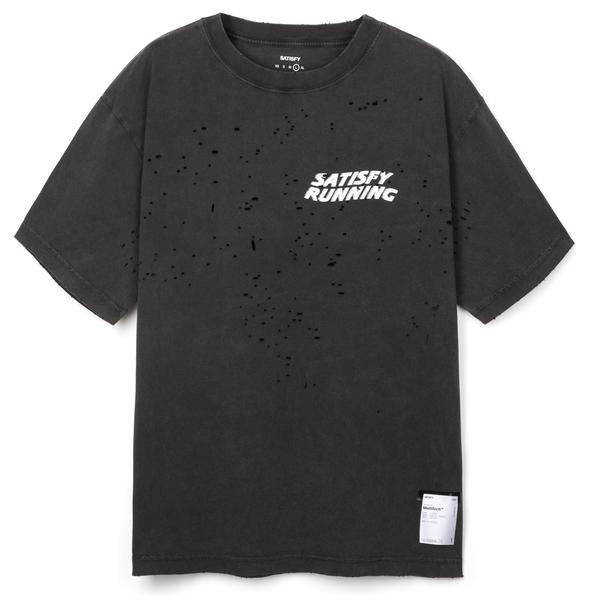 SATISFY モステック Tシャツ ブラック M